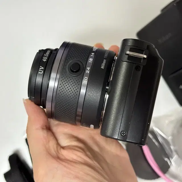 니콘1 J1 10-30mm 렌즈 블랙 빈티지 카메라 판매합니다