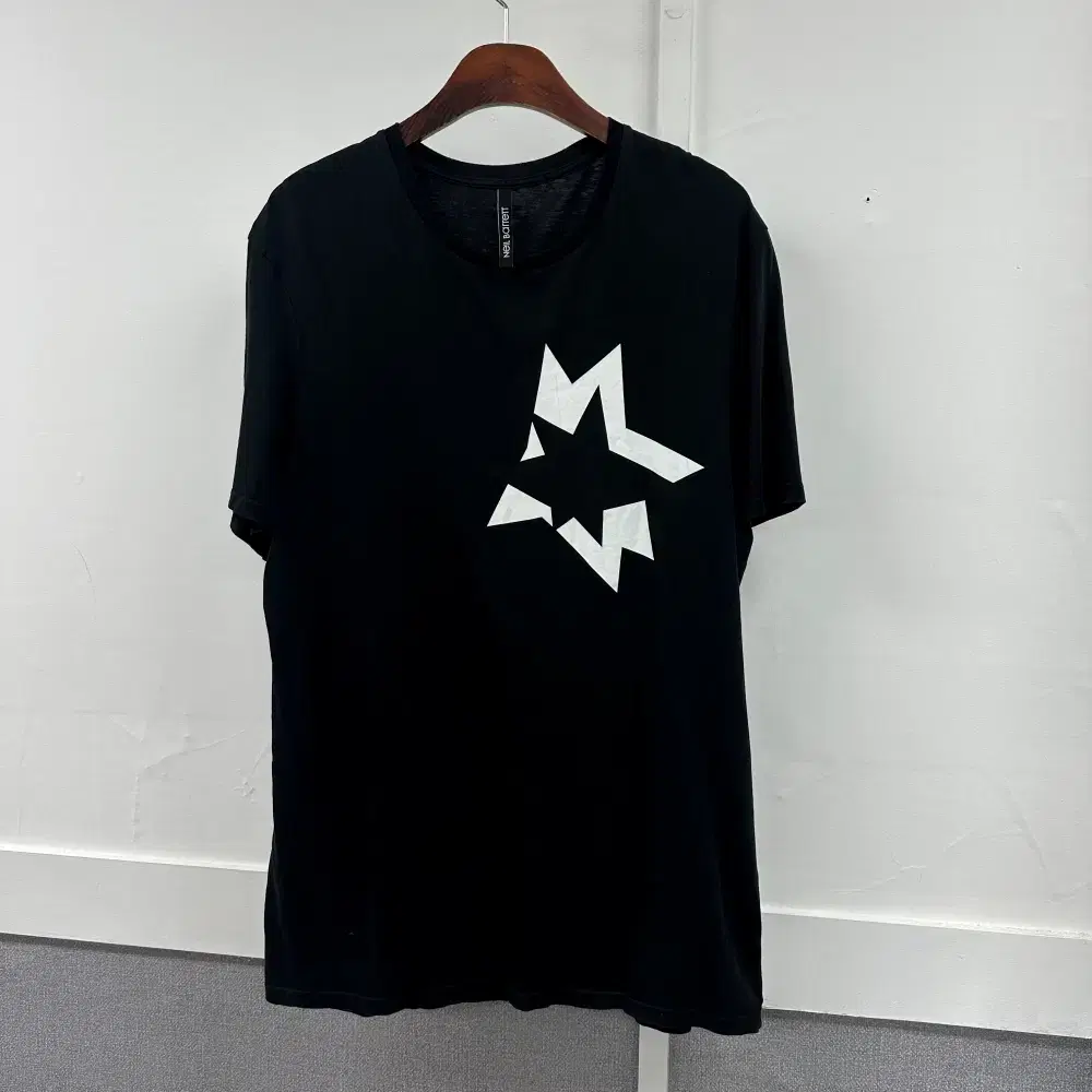 NEIL BARRETT Thunderbolt Short Sleeve T-Shirt 100 Genuine S203