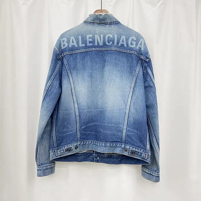 Balenciaga Backlogo denim jacket