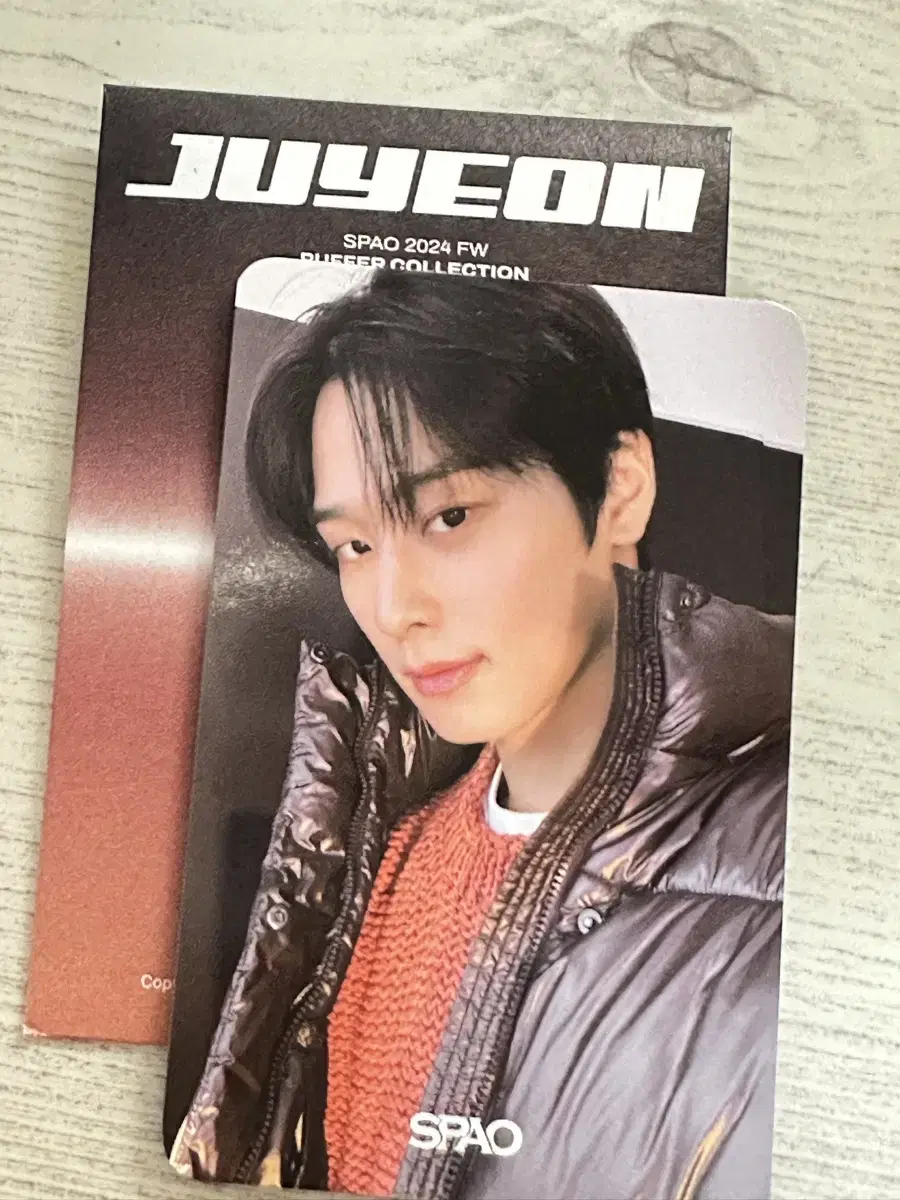 The Boyz juyeon spao photocard