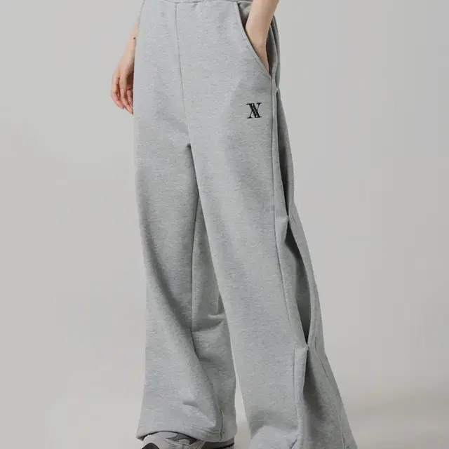 어반드레스 av snap wide pants grey 트레이닝팬츠 츄리닝