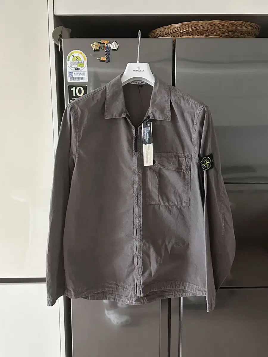 (XL) Stone Island 24ss Olde Effect Overshirt Dove Gray