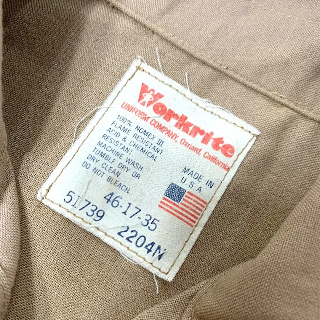 [XL~] 80s USA Workrite uniform shirt