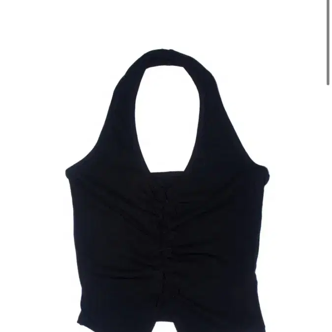 Taae 태 홀터넥 knotted halter-neck top