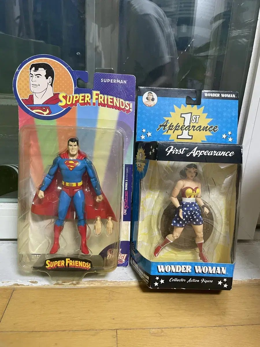 Dc direct Superman Wonder Woman Figures