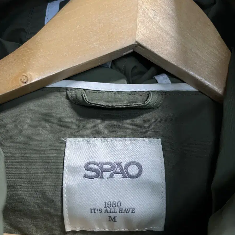 66 SPAO 카키 나일론 야상 자켓 정품