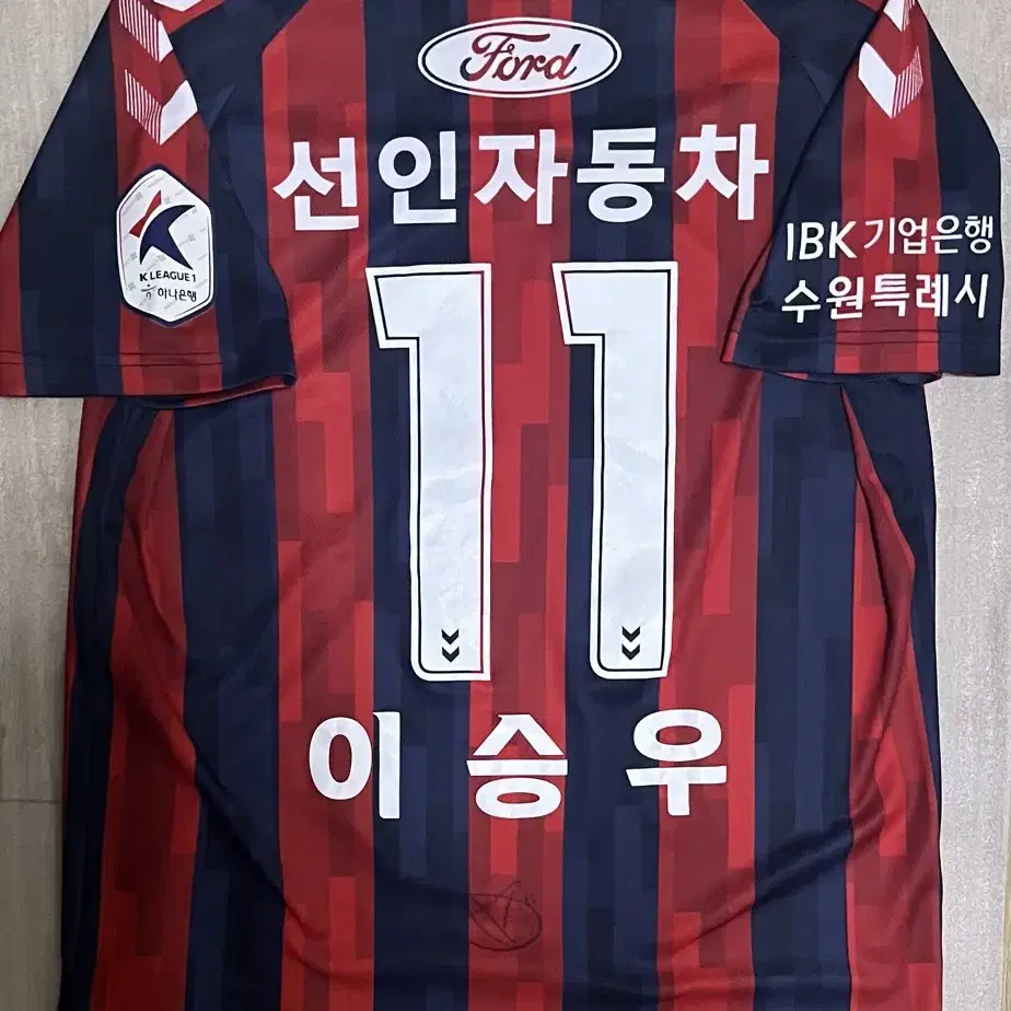 [2XL]22시즌 수원FC 홈 이승우 사인 유니폼