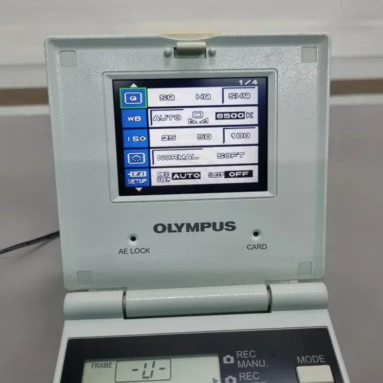 Olympus DP-12 현미경카메라 LCD 모니터.