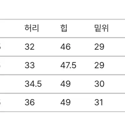 시에 포유온 와이드플레어데님 34