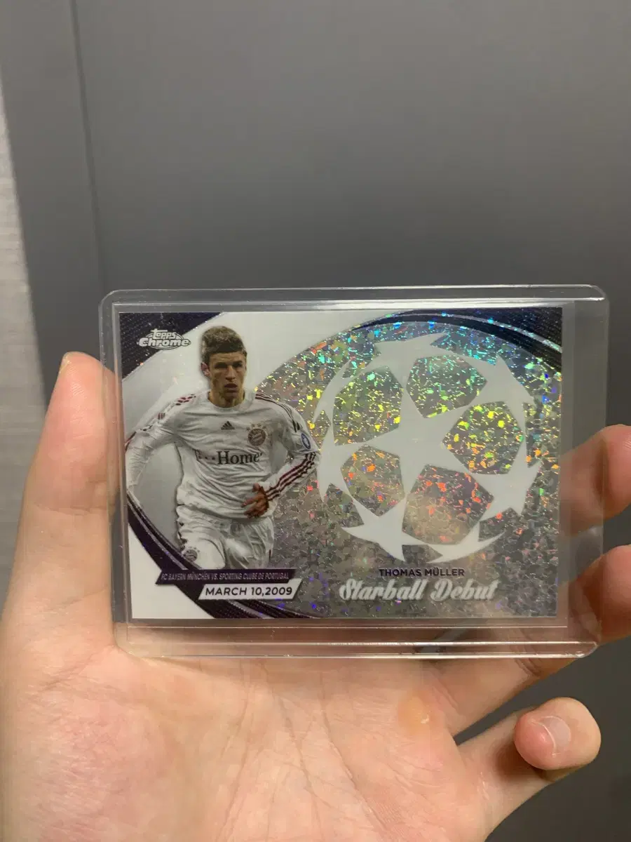 Bayern Munich Thomas Muller Champions League Debut Commemorative Kard