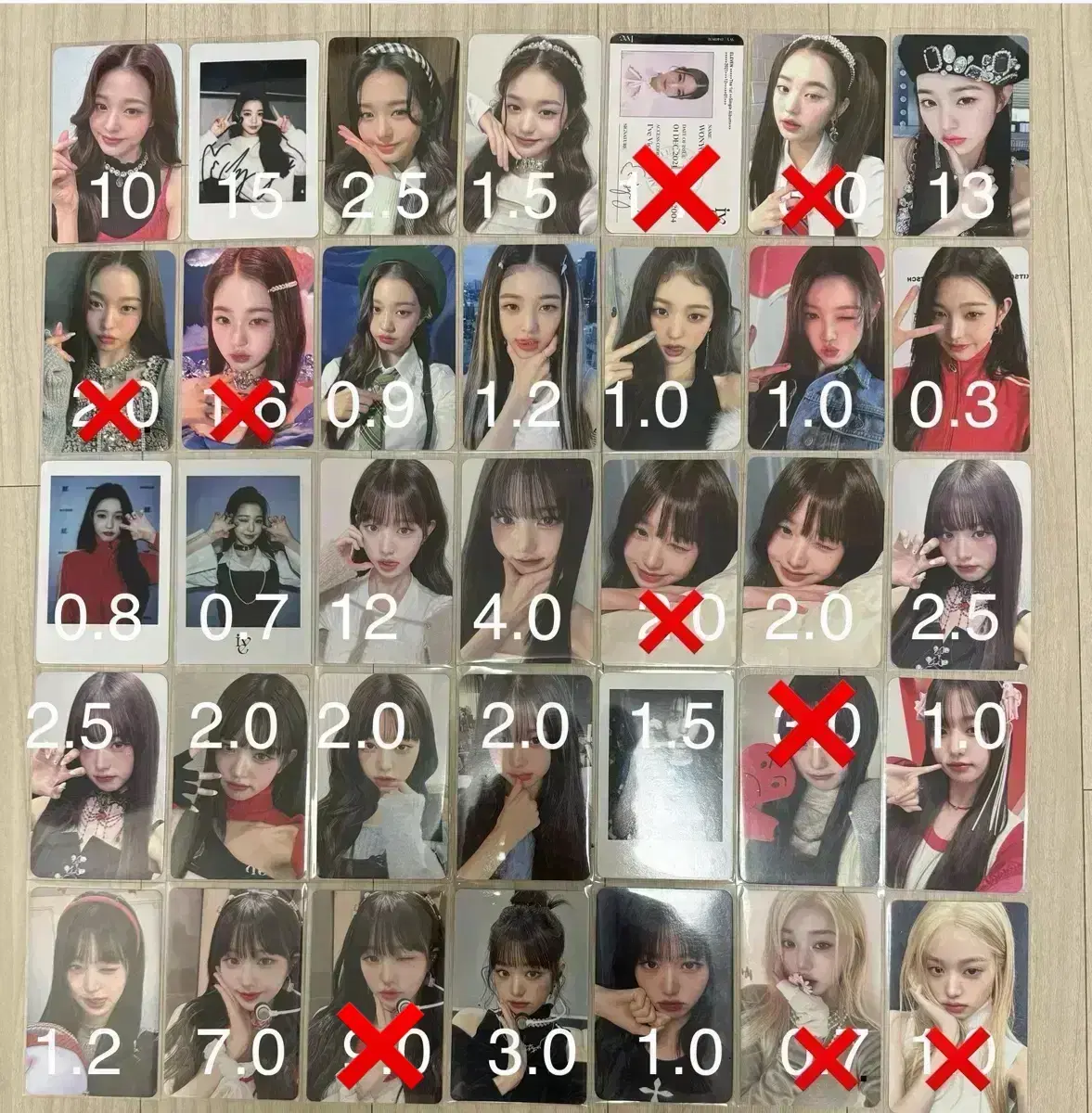 ive photocard wts! jang wonyoung lol eleven soundwave concert iz*one switch