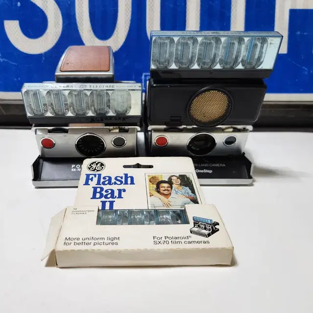 GE Flash Bar II 총 29번 발광 for 포라로이드 SX-70