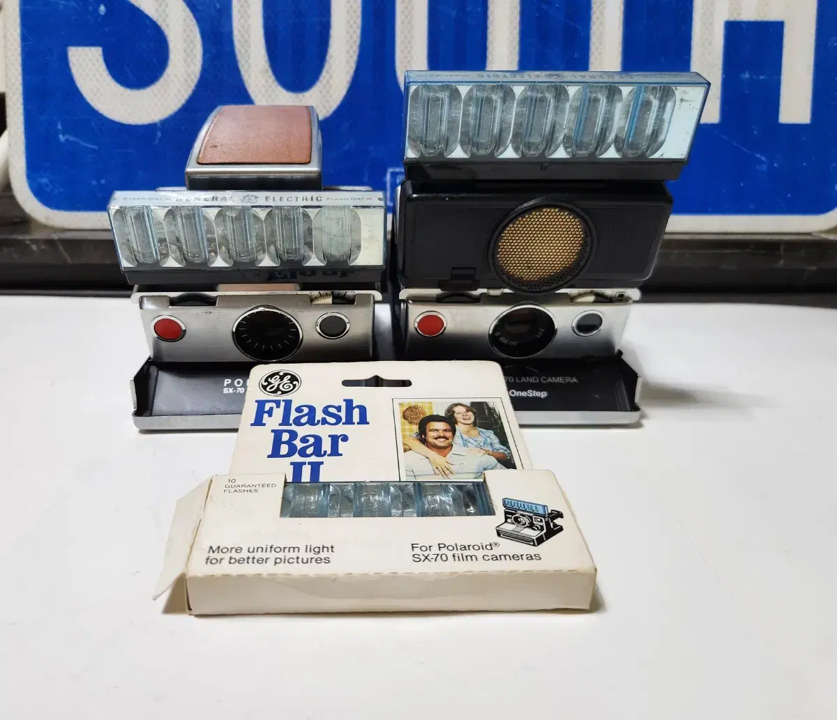 GE Flash Bar II 총 19번 발광 for 포라로이드 SX-70