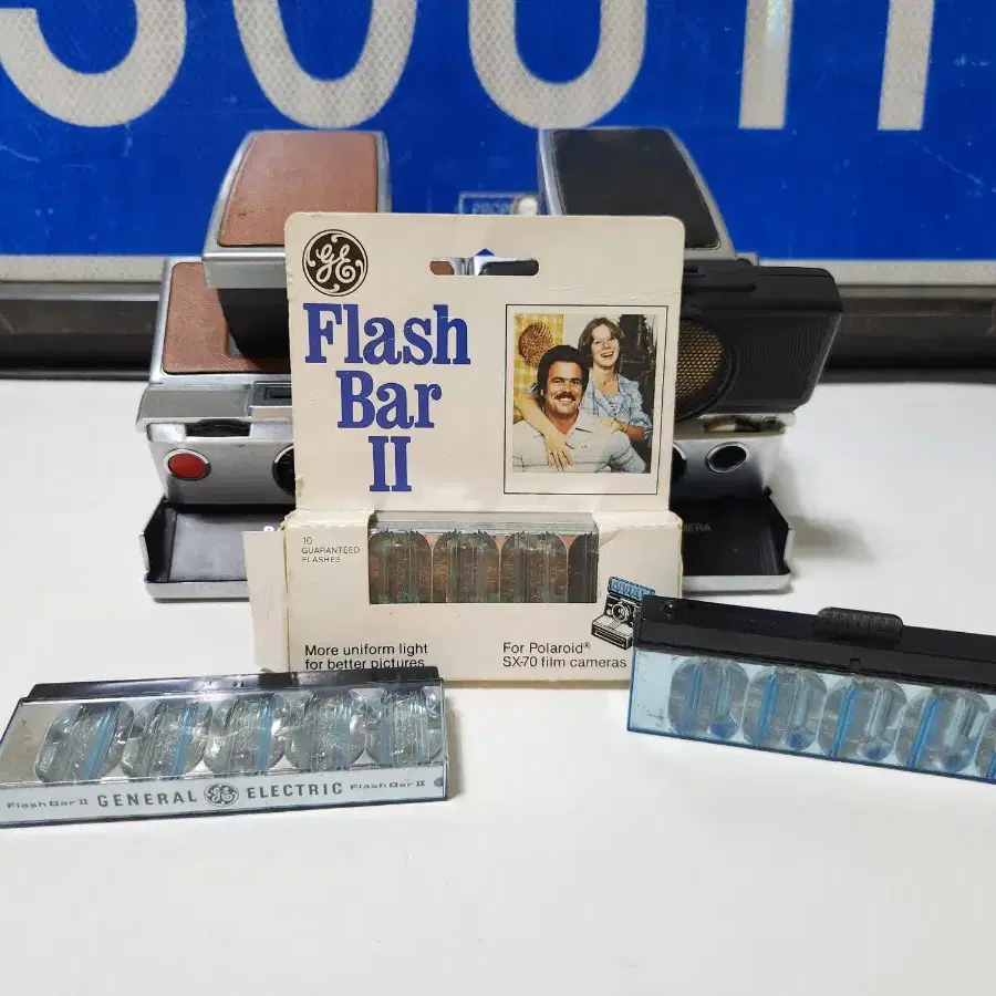 GE Flash Bar II 총 19번 발광 for 포라로이드 SX-70