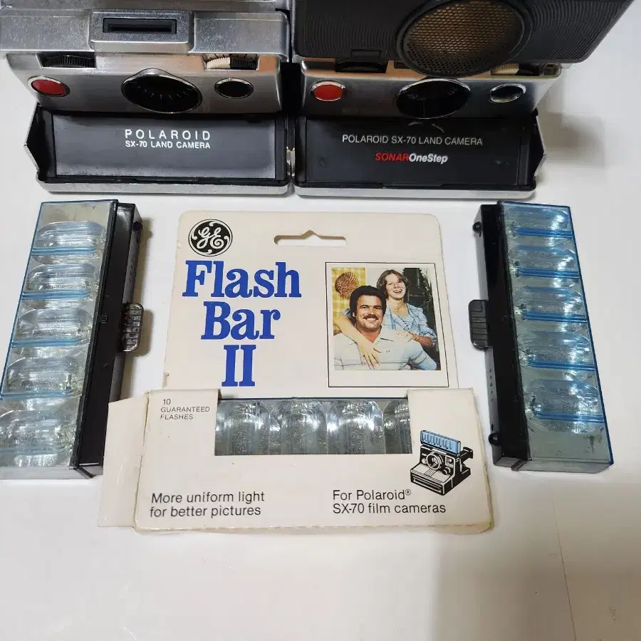 GE Flash Bar II 총 19번 발광 for 포라로이드 SX-70