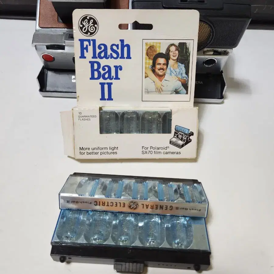 GE Flash Bar II 총 19번 발광 for 포라로이드 SX-70