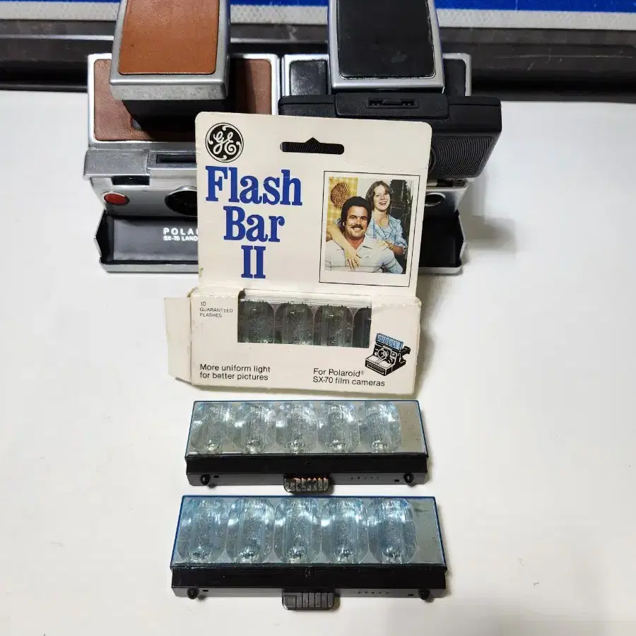 GE Flash Bar II 총 19번 발광 for 포라로이드 SX-70