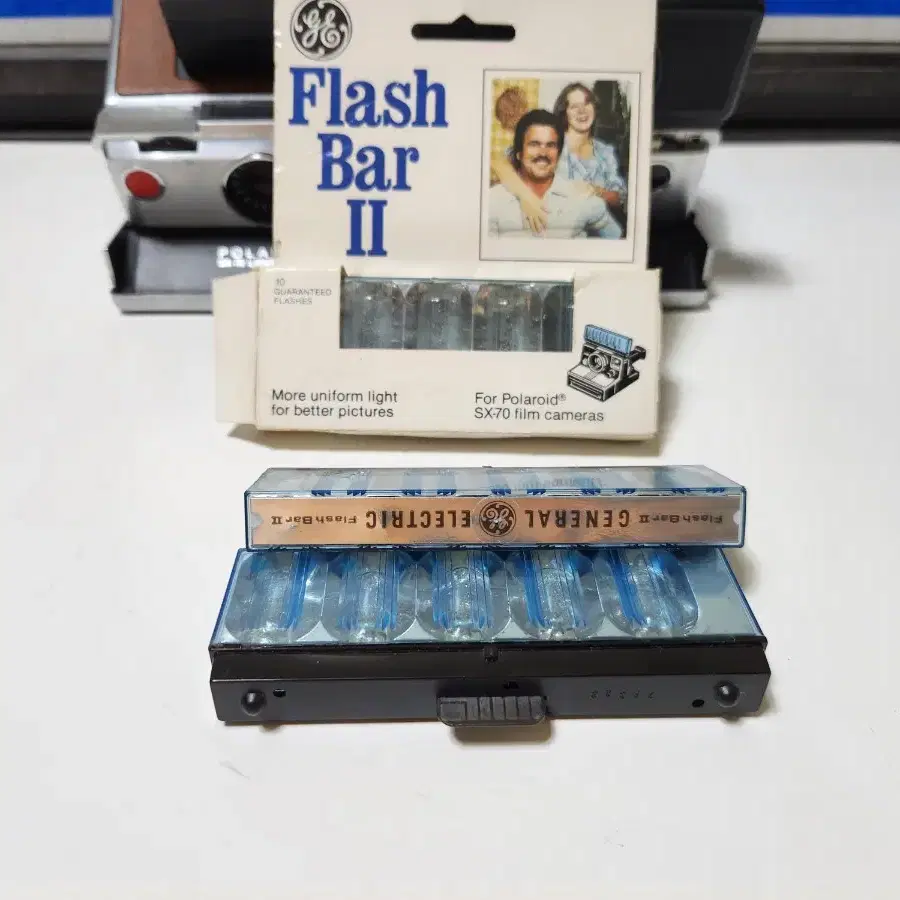 GE Flash Bar II 총 19번 발광 for 포라로이드 SX-70