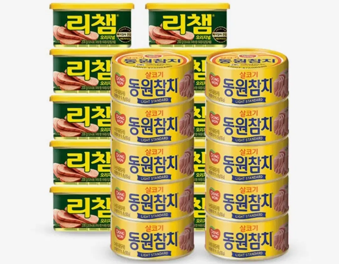 동원참치150x10캔+리챔 오리지널200GX10캔