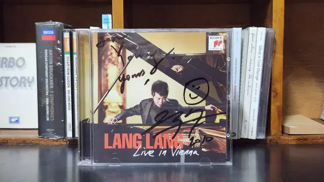 LANG LANG 랑랑 비엔나 라이브 2CD 싸인앨범