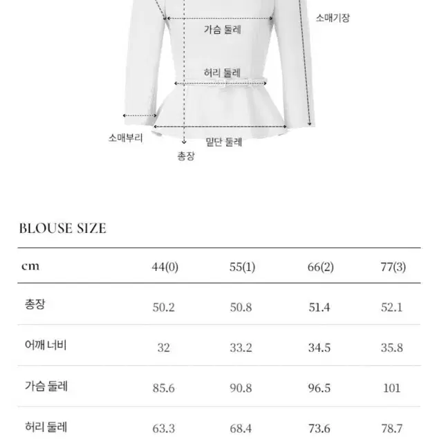 택O) 브라이드앤유 올가 블라우스 민트