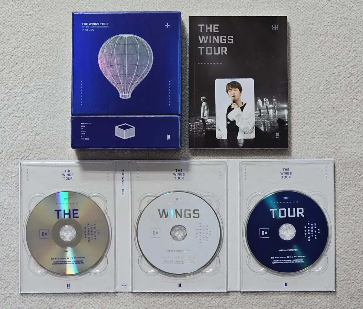 방탄 윙즈 dvd