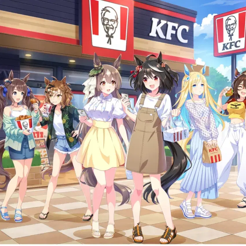 우마무스메 KFC 콜라보 시리얼코드