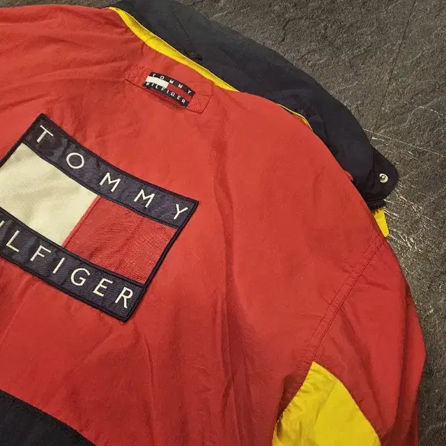 올드스쿨 90s TOMMY 타미힐피거 잠바 점퍼 바람막이 올드스쿨 빈티지