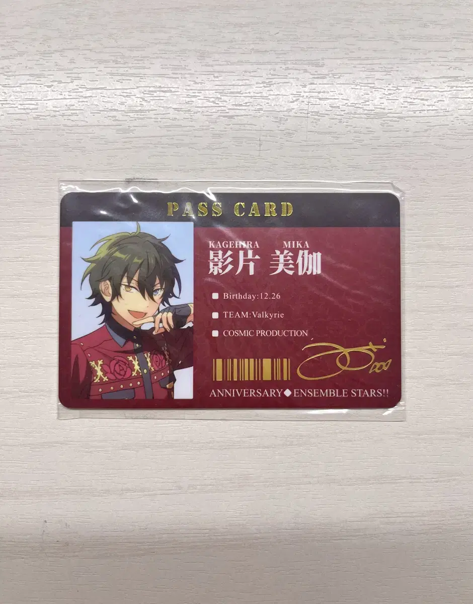 Angsta Kagehira Mika 6th Anniversary Pass