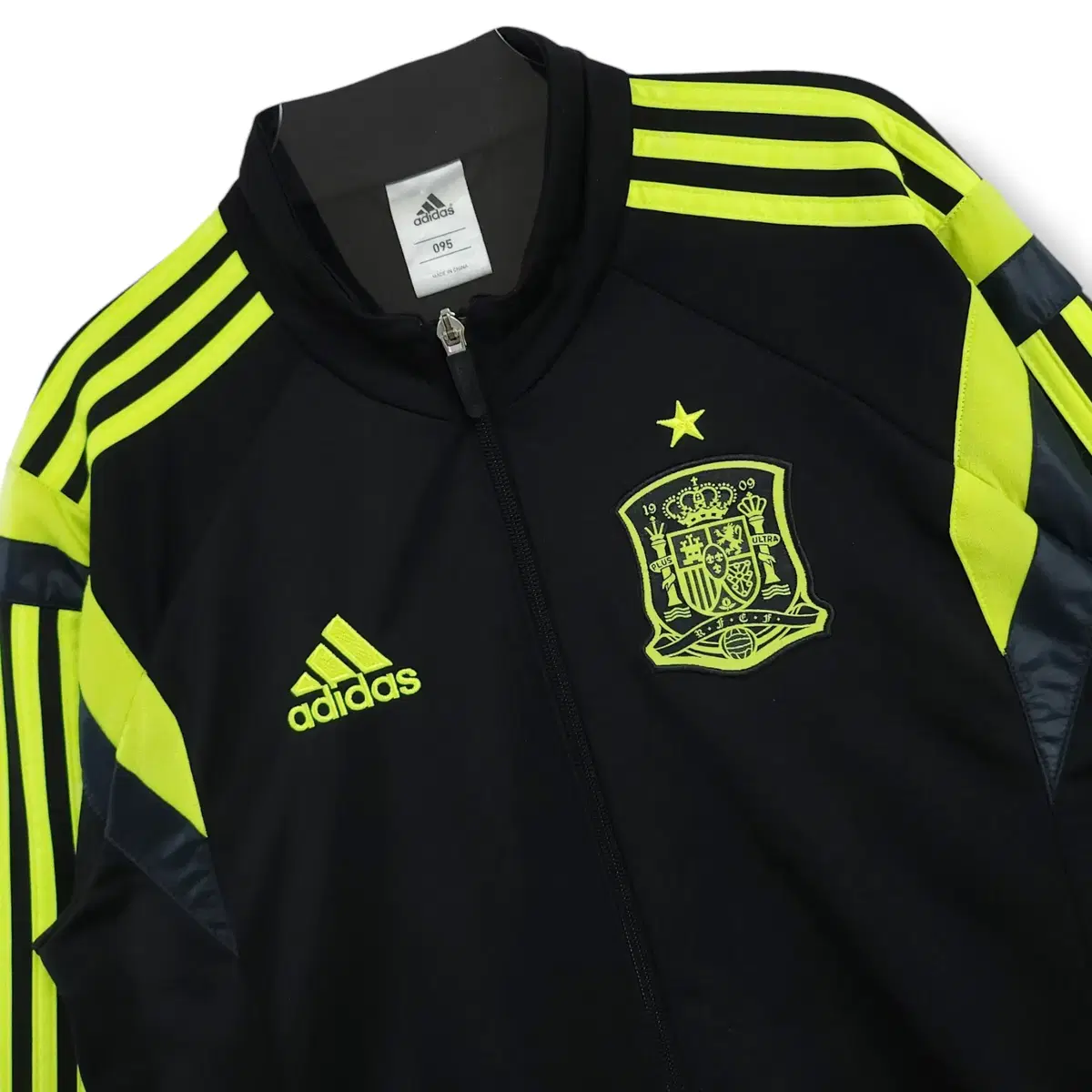 [95] Adidas Spain National Team Black Fluorescent Green Jersey