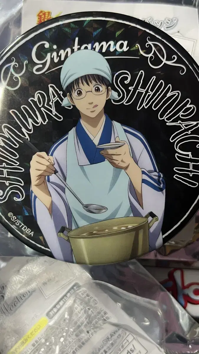 Gintama Shimura Shinpachi Can Badge