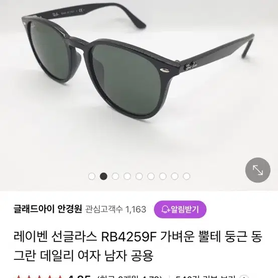 레이벤 선글라스 RB4259F