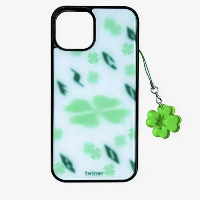 아이폰15 트위너 케이스 Lucky clover phone case