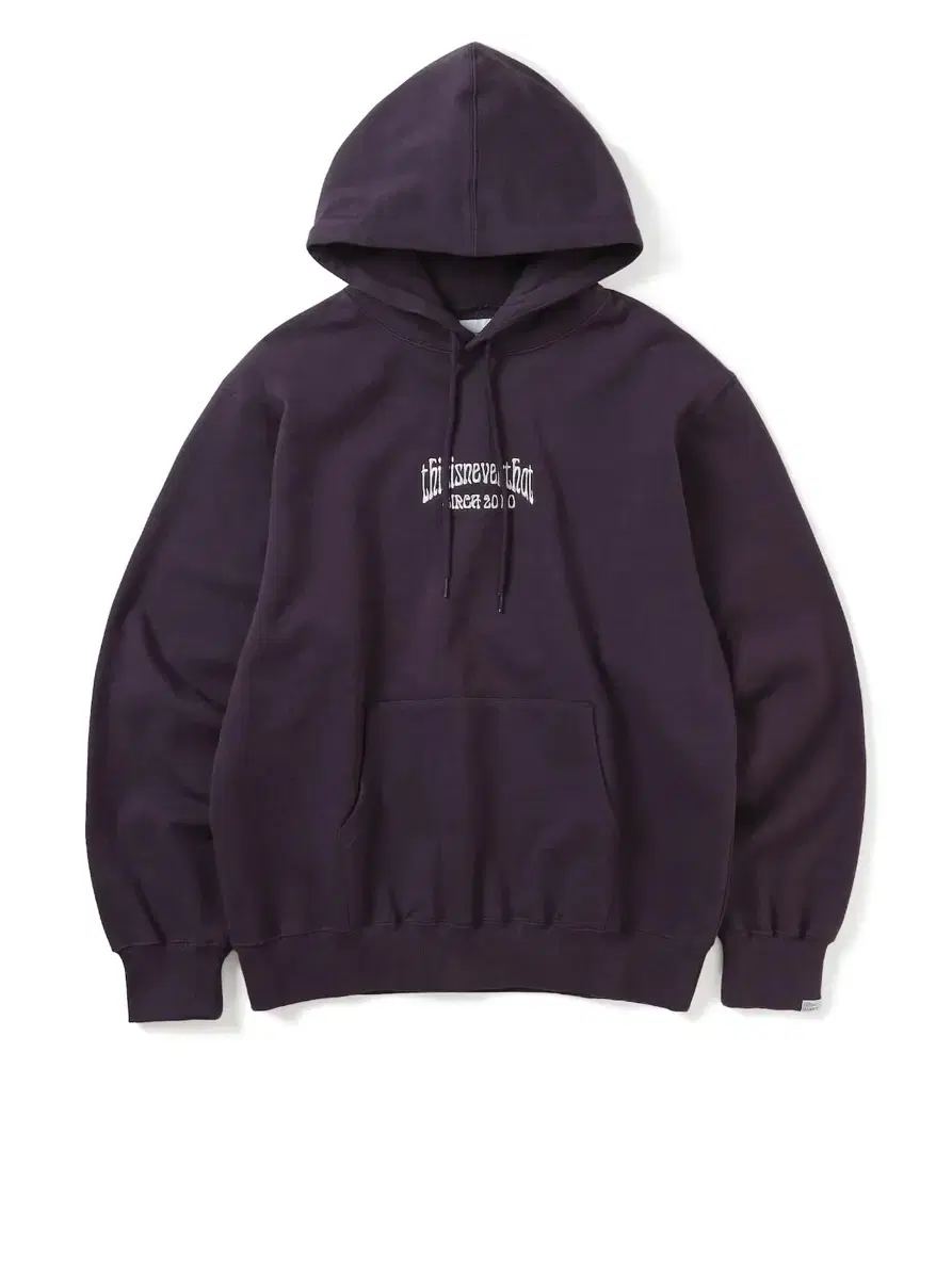 This Is Never Never That Old English Logo Hoodie Purple L