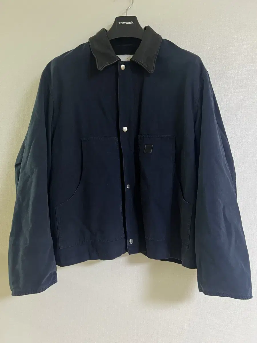 Tony Weck Leather Kara Work Jacket Navy (XL)