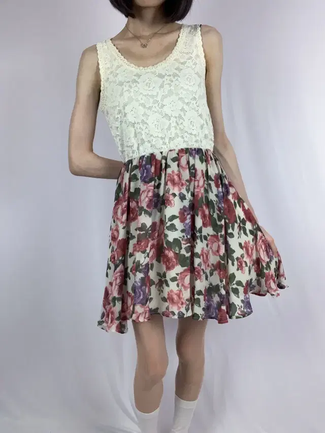 INGNI Rose Romantic Flower Dress