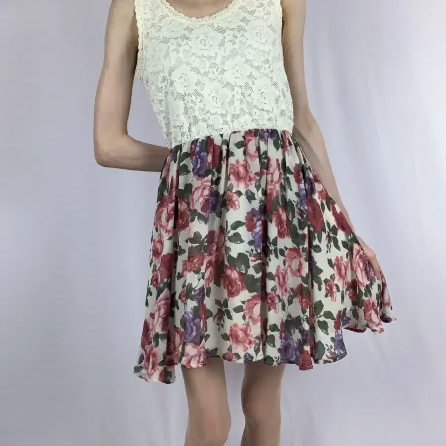 INGNI Rose Romantic Flower Dress