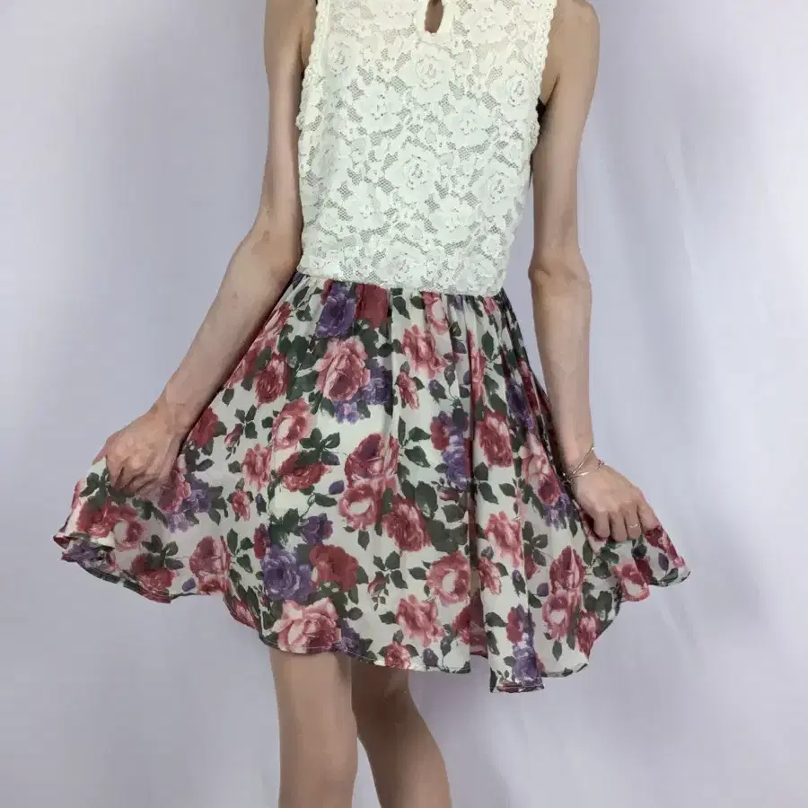 INGNI Rose Romantic Flower Dress