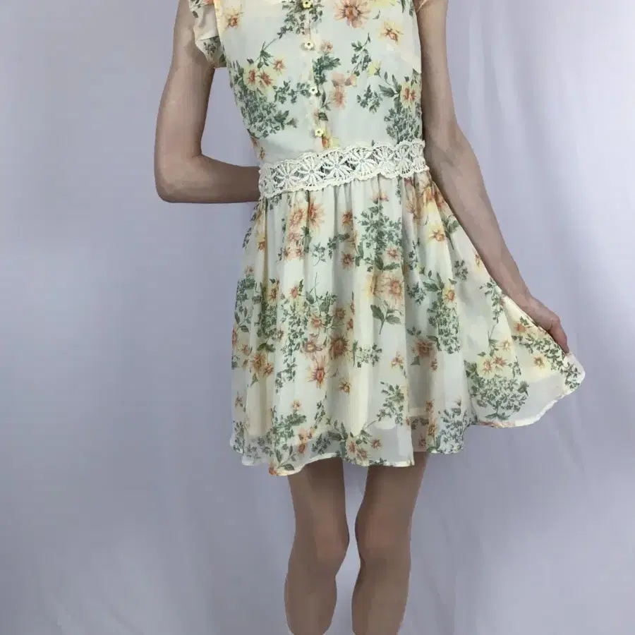 Sun Flower Retro Style Dress