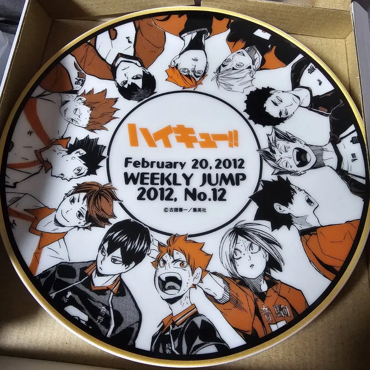 Jumpfesta haikyuu wts the memorial plate.