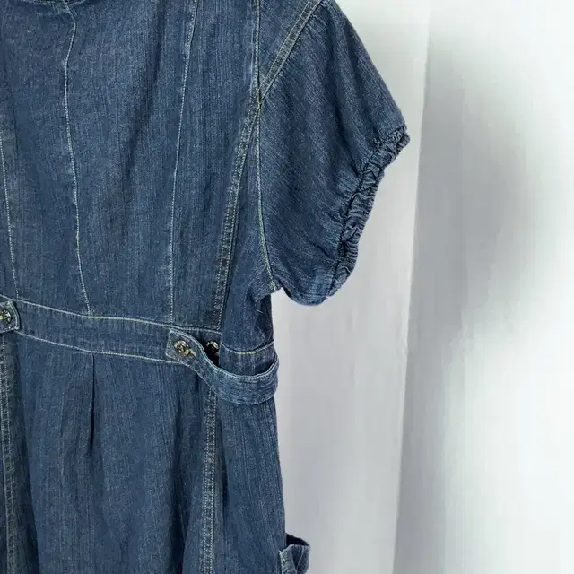 Kawaii Nerd Loose Fit Deep Denim Dress