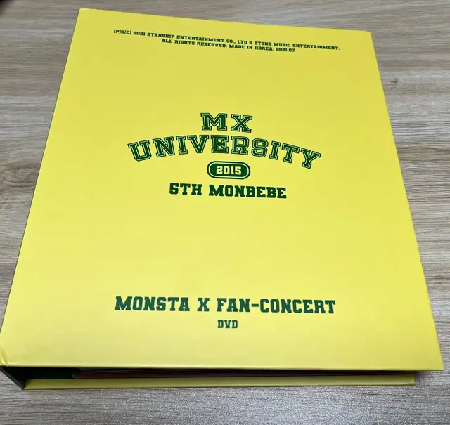 몬스타엑스 5기 FAN-CONCERT DVD