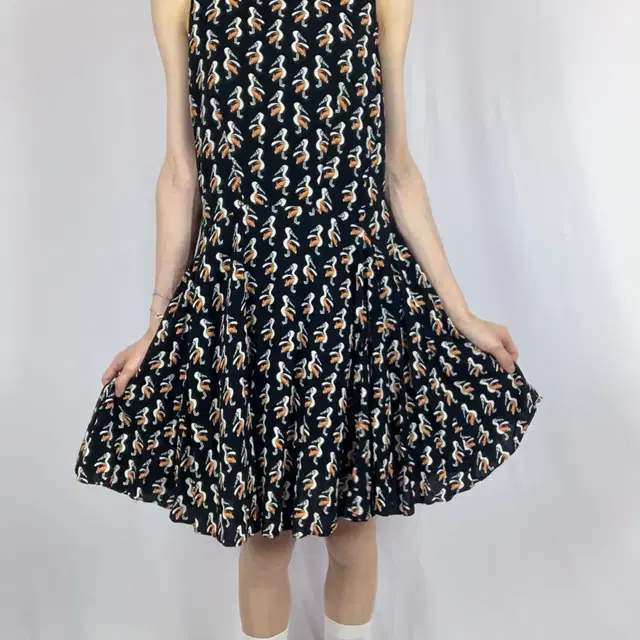 H&M Black Flamingo S-Line Cocktail Dress