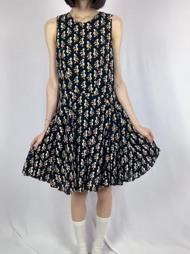 H&M Black Flamingo S-Line Cocktail Dress