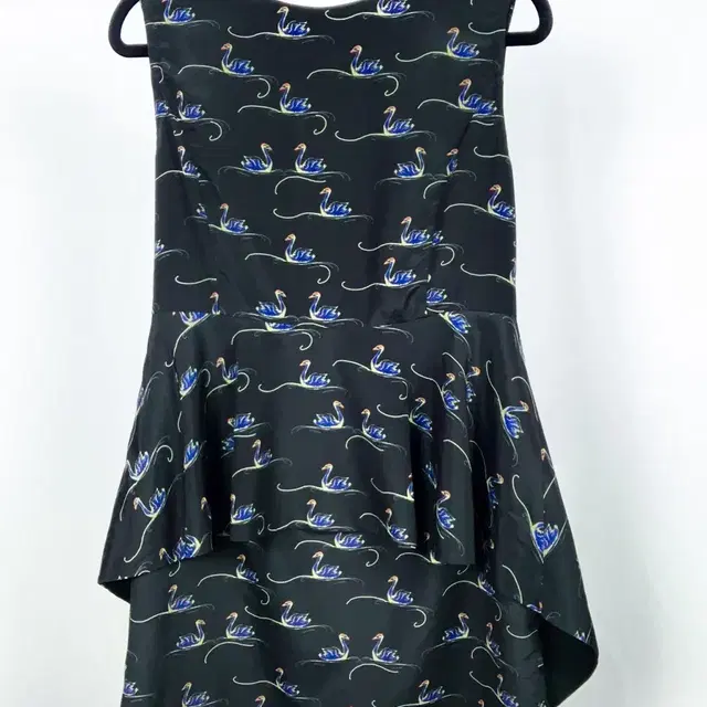 LEWITT Blue Swan Unique Black Dress