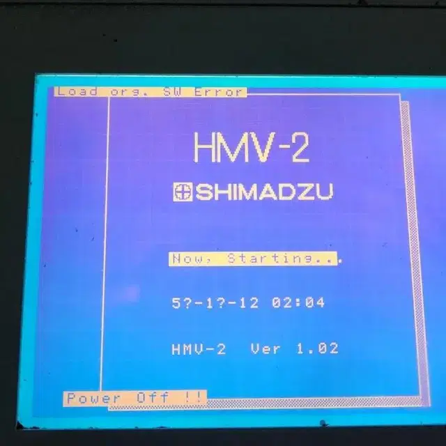 SHIMADZU HMV-2 경도계.