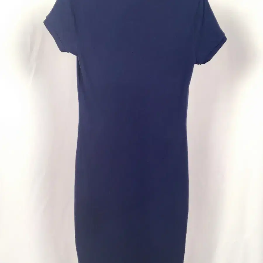 Polo Ralph Lauren Cotton Mesh Navy Dress