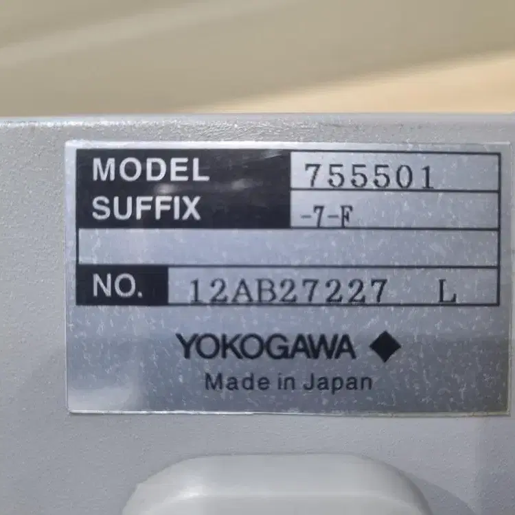 YOKOGAWA 755501 Digital Multimeter 멀티미터.