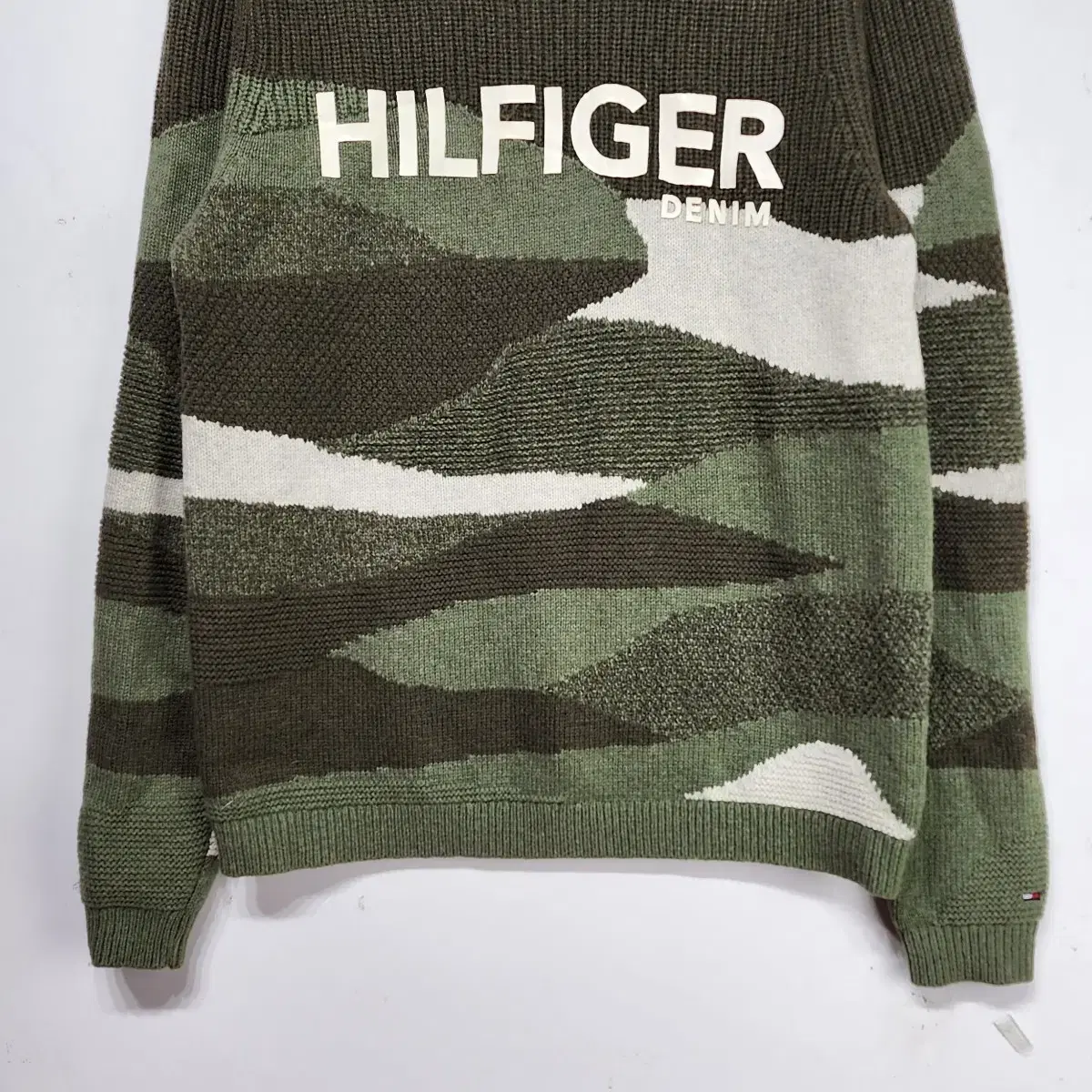 타미힐피거 TOMMY HILFIGER 빅로고 니트 스웨터