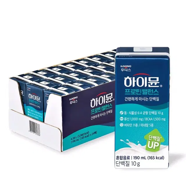 일동후디스 하이뮨 프로틴 밸런스 음료, 190ml, 24개